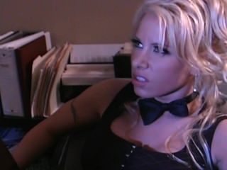 Busty Blonde Secretary Fucking In Stockings And Garter Gelt