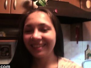 Amateur Girlfriends Fucking In The Kitchen