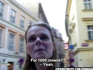 Czech Streets - Veronika Blows Dick For Cash