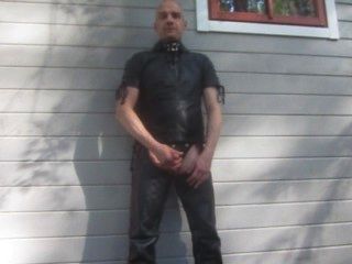 Mr.mature Leather Cum