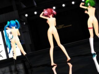 [mmd] Teto Miku Gumi Girls