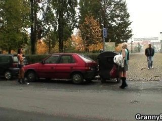 Stud Picks Up And Fucks An Old Prostitute