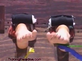 Gorgeous Ticklish Models, Tickled Feet