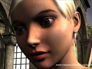 3d Animation: Fairy And Dragon