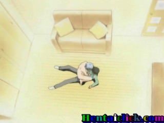 Tied Up Hentai Gay Licking And Riding His Friend Hard Firm Cock On Floors