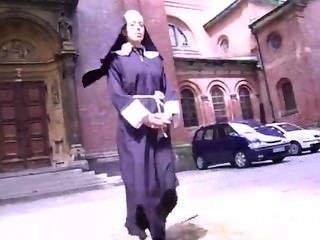 Dirty Nun Annette Pissed On