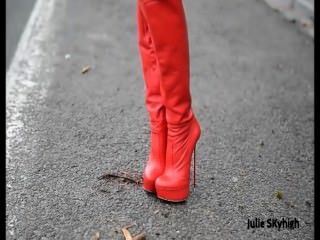Julie Skyhigh Redboots