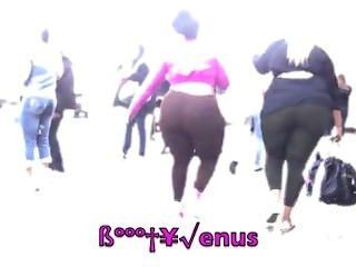 2 Bbw Bubble Ass Pumpkins Walking On Da Square