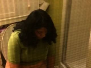 Wife In The Bathroom