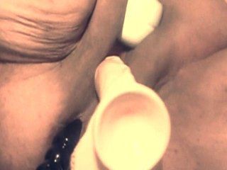 Two Dildos And A Magic Wand Make Me Squirt Hard