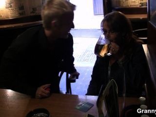 Boozed Mature Bitch Is Picked Up For Play