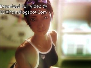 3d Animated Cutie Gives Great Blowjob