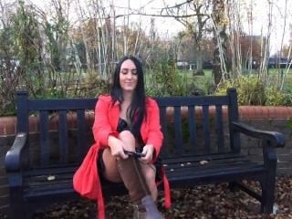 Couragious Chloe Lovettes Public Flashing And Upskirt Masturbation