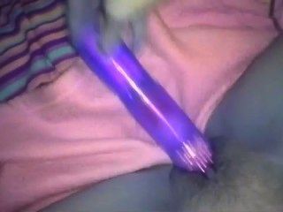 Rabbit Dildo In Wet Pussy