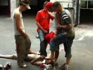 Sneakers Studs Trample On A Willing Twink.